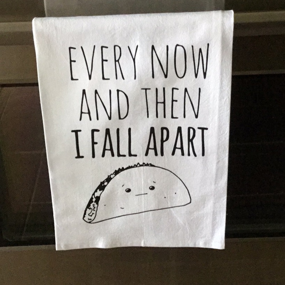 Handmade tea towel